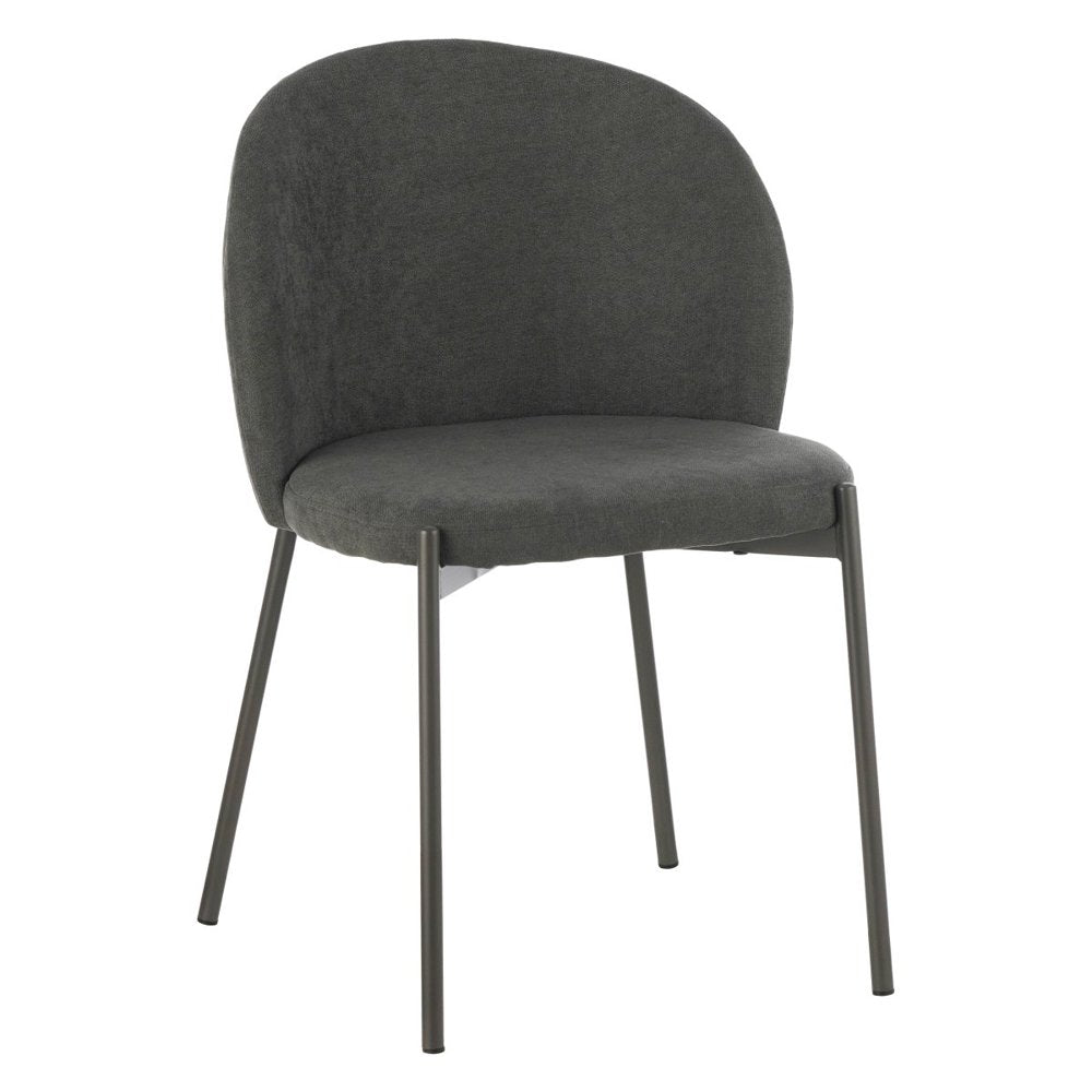 di mo commerciale di mo commerciale sedia shelly in tessuto 320 gr grigio scuro 55 x 45 cm h 80 cm sedia design moderna con struttura ean 8010402525485