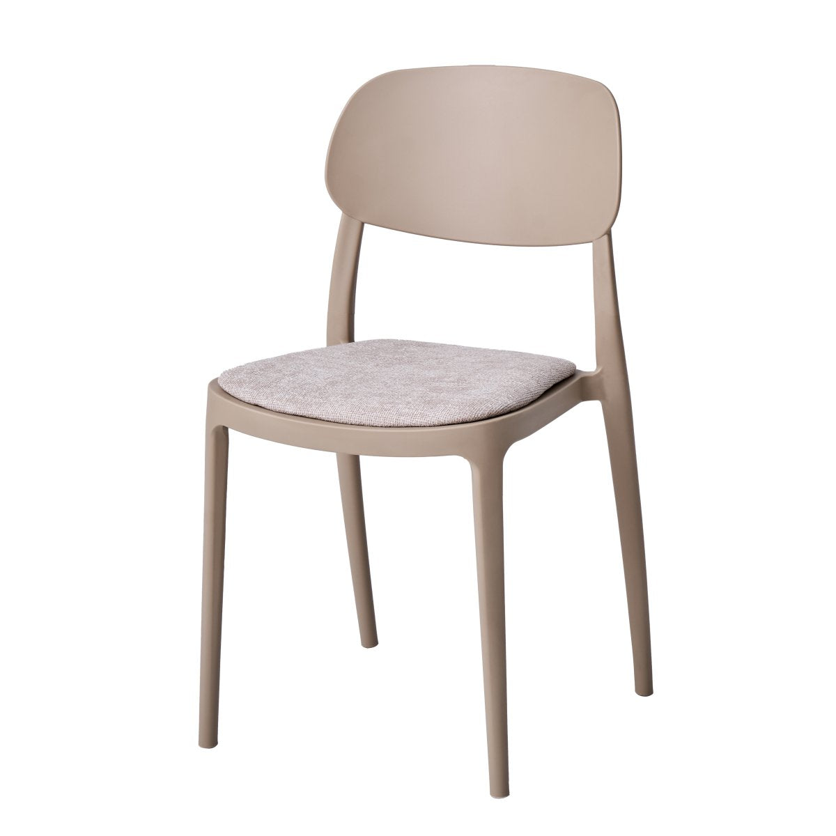 di mo di mo sedia yulia in pp con seduta in tessuto beige 515 x 42 x 815 cm sedia moderna e resistente ean 8010402523252