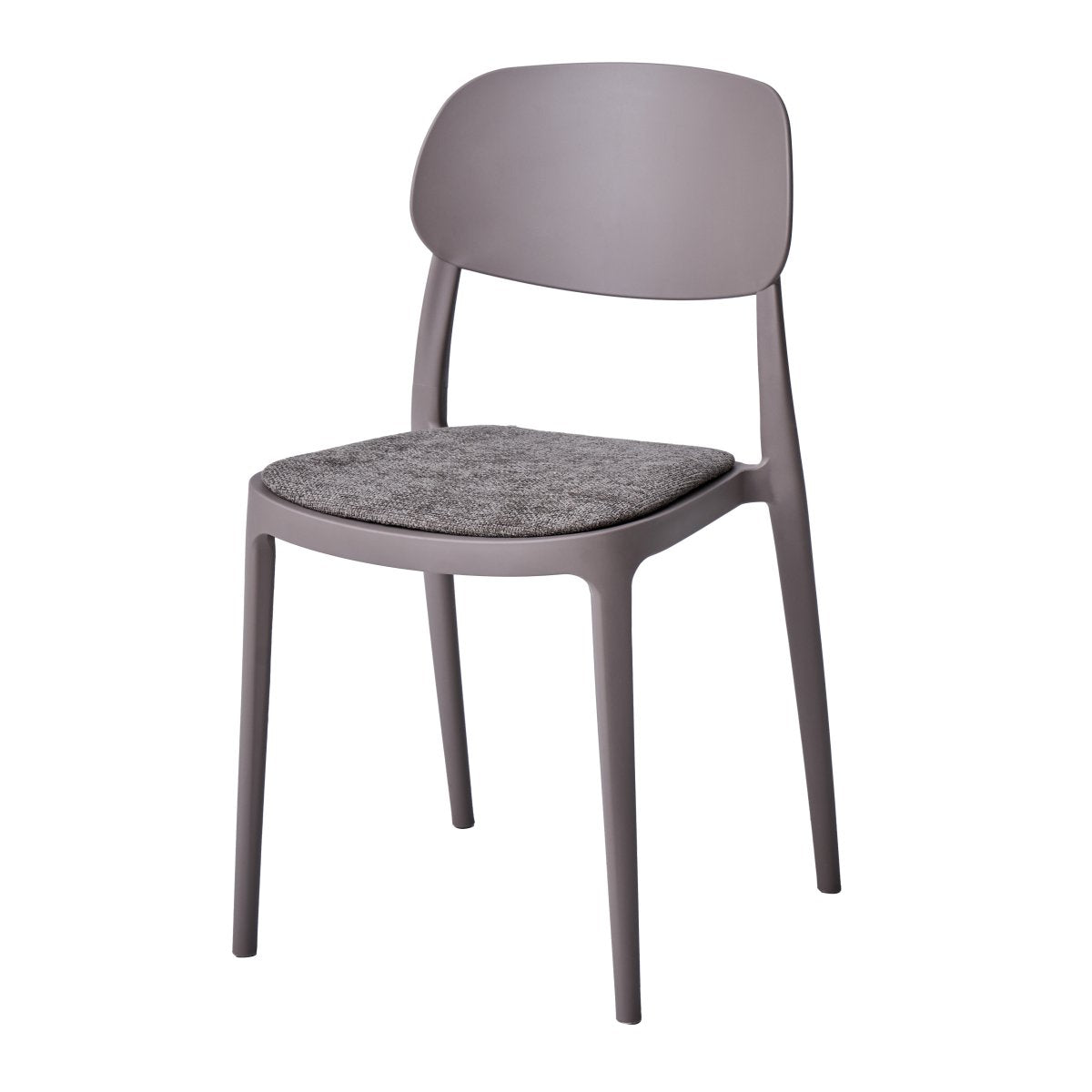 di mo di mo sedia yulia in pp con seduta in tessuto tortora 515 x 42 x 815 cm sedia moderna e resistente ean 8010402523276
