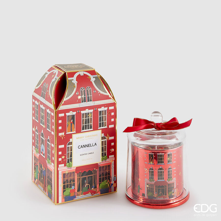 edg enzo de gasperi edg enzo de gasperi candela di natale rue de rivoli h 13 cm cinnamon red ean 8059824556721