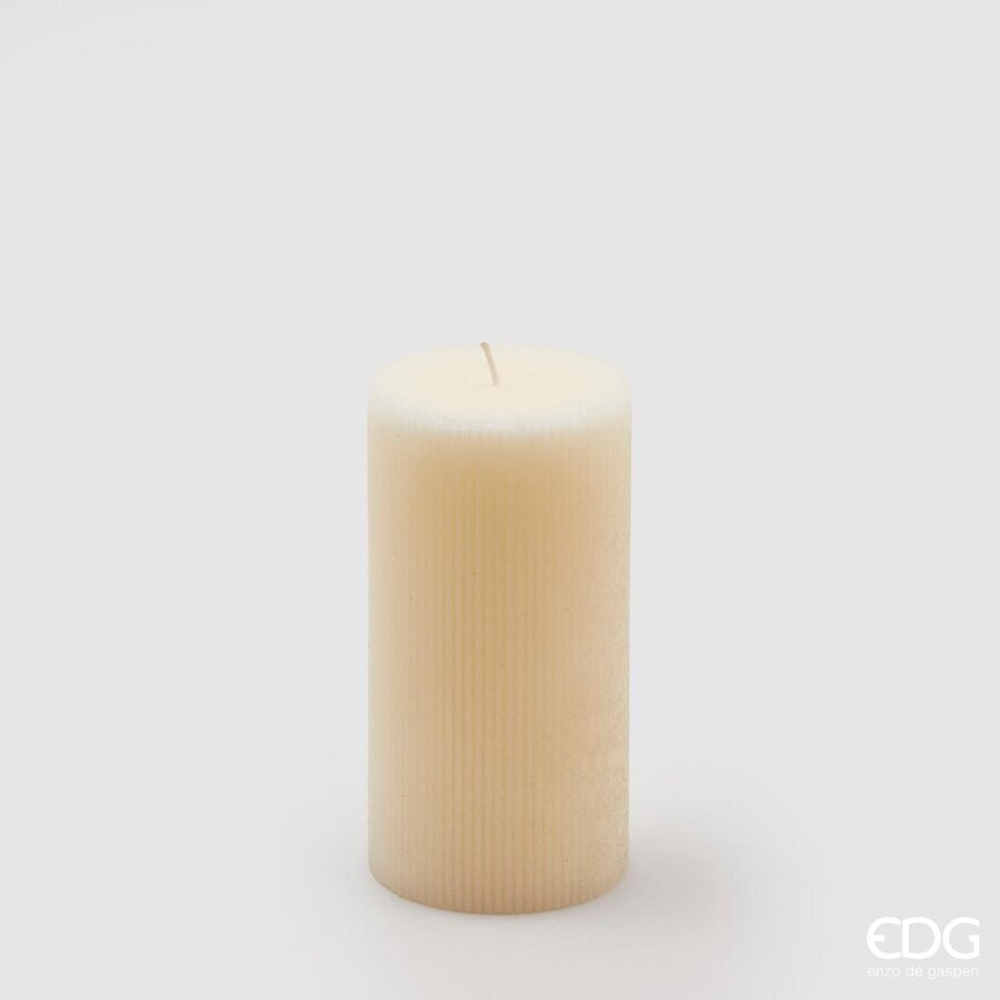 edg enzo de gasperi edg enzo de gasperi candela dorica h 15 cm d 8 cm ivory ean 8059824106346