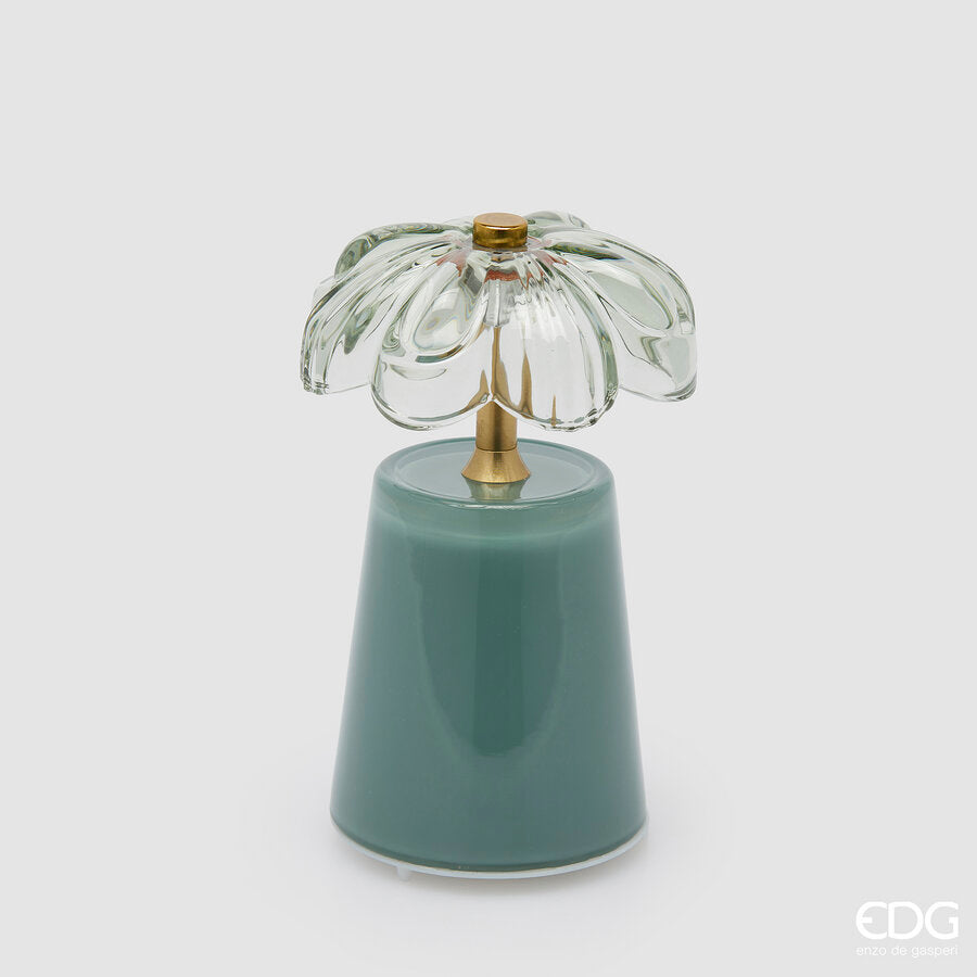 edg enzo de gasperi edg enzo de gasperi lampada da tavolo lily h 1750 cm d 11 cm ip20 salvia scatola regalo ean 8059824607881