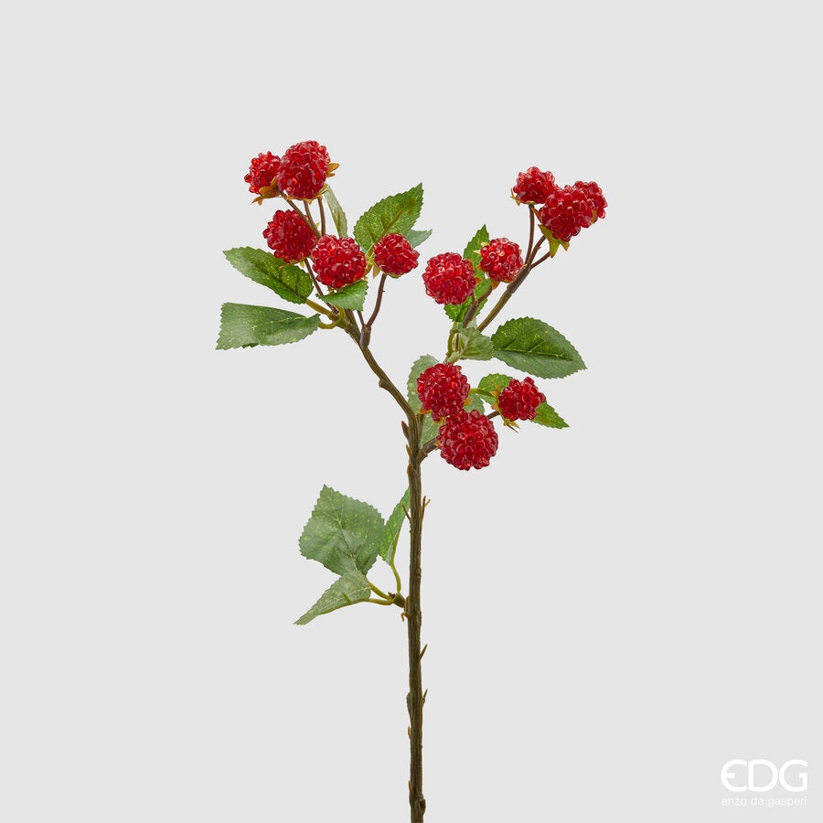 edg enzo de gasperi edg enzo de gasperi more ramo x15 h 40 cm pianta artificiale rosso scuro ean 8054184537656