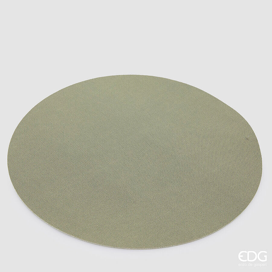 edg enzo de gasperi edg enzo de gasperi tovaglietta rotonda pvc d 38 cm sage ean 8059824512987