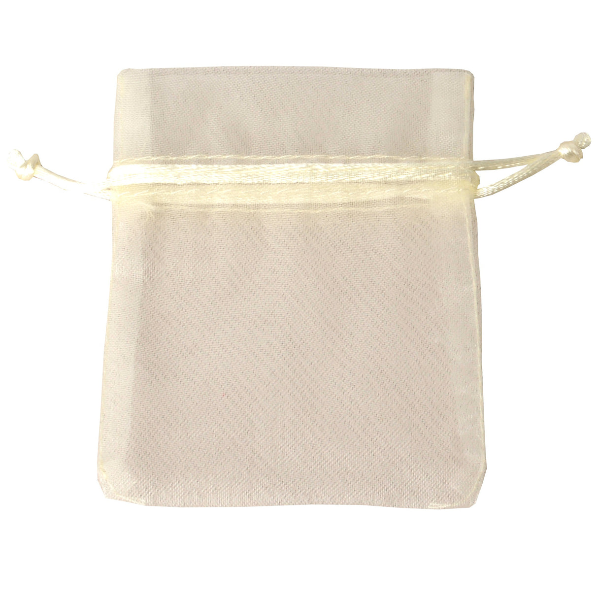 etm etm bag organza con tirante 8 x 10 cm sacchetto portaconfetti crema 12 pz ean 8058269842970