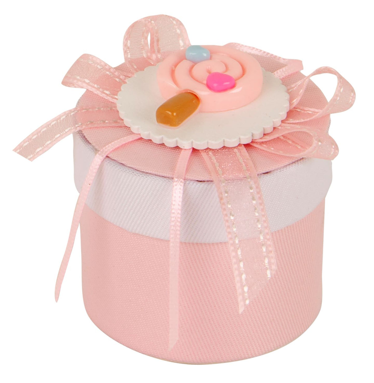 etm etm mella box bomboniera portaconfetti d 6 cm h 6 cm rosa 6 pz ean 8052211170159