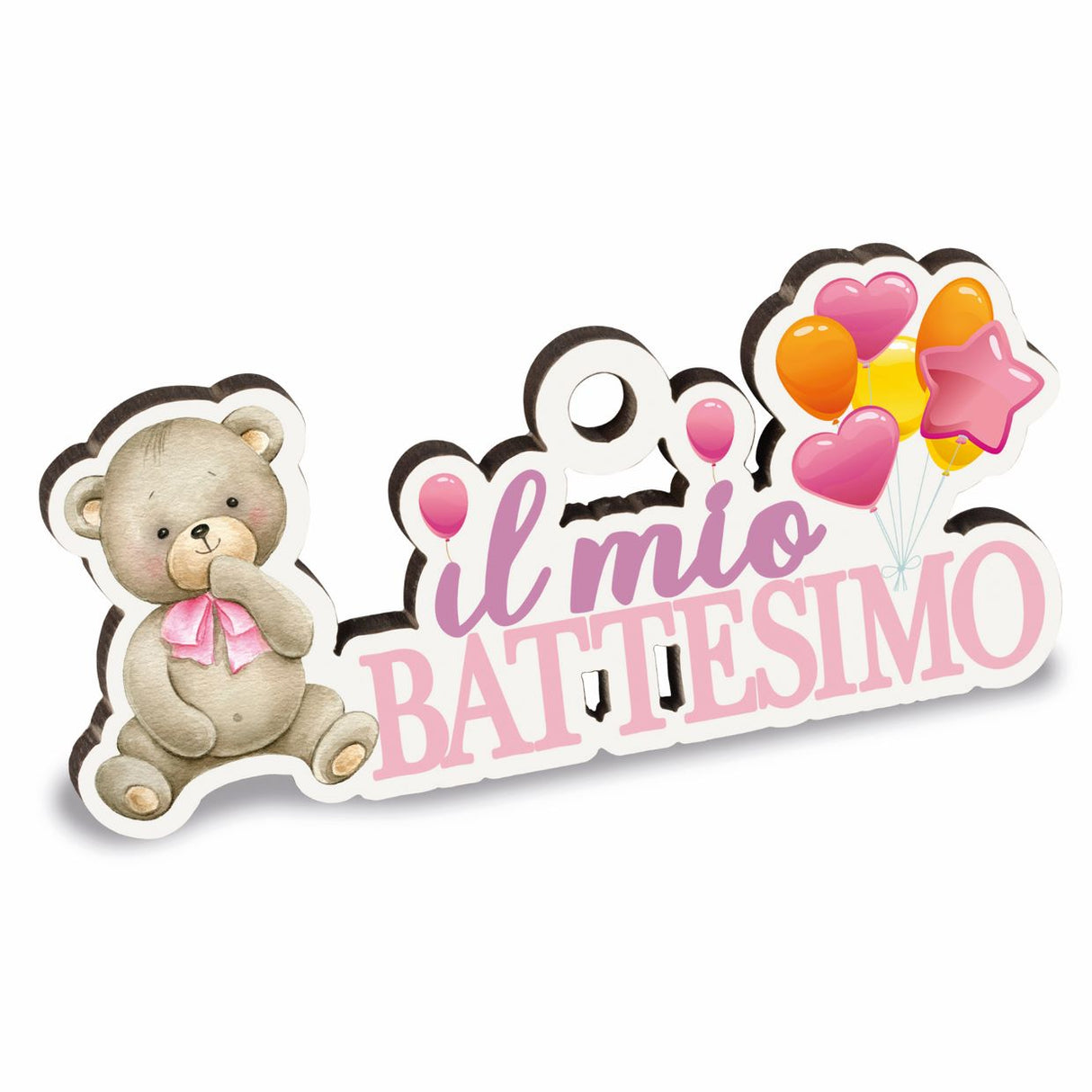 etm etm party il mio battesimo 65 cm rosa 12 pz ean 8059793667732