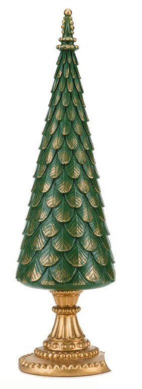 fade fade magic wood albero di natale 12 x 42 cm resina verde ean 8016175589297