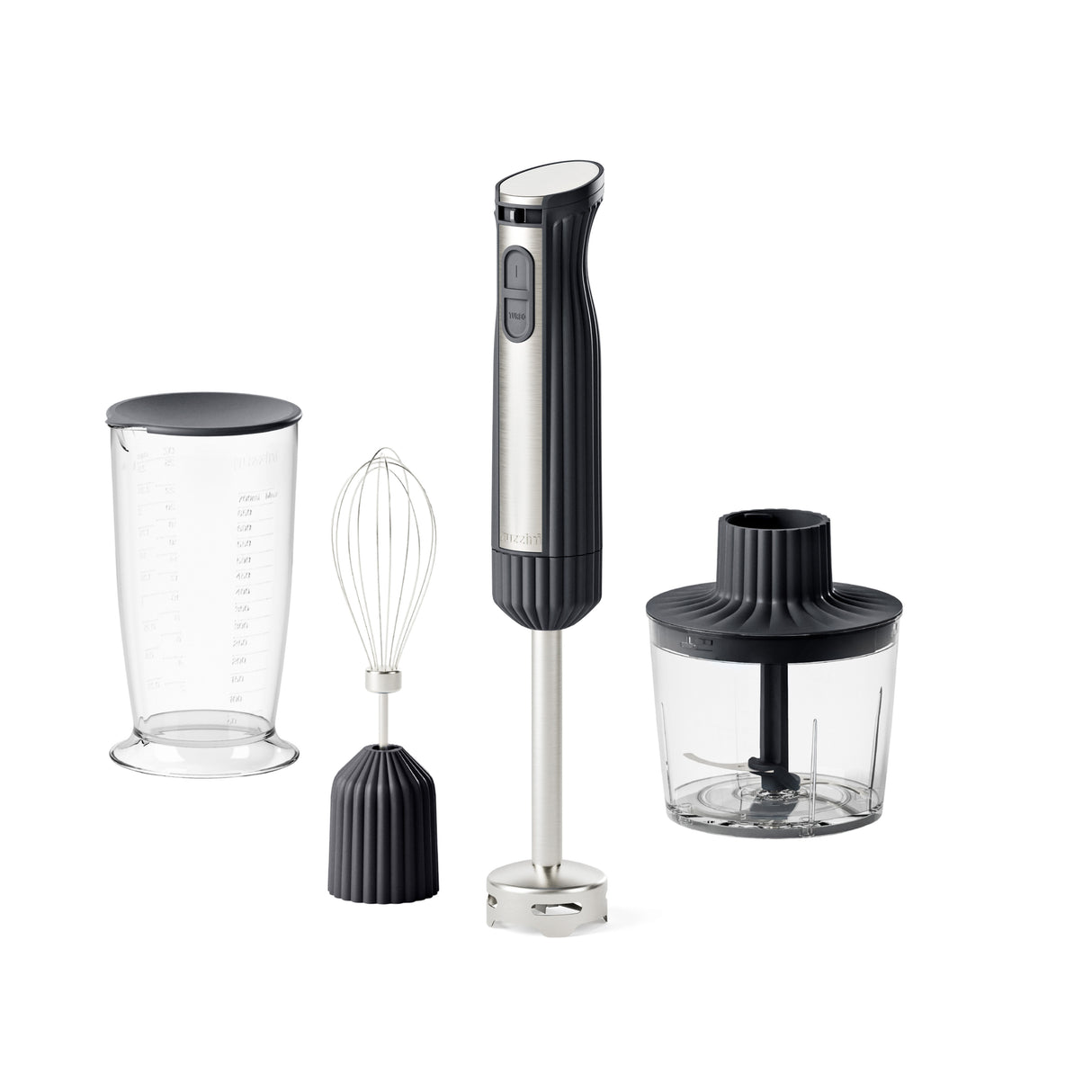 guzzini guzzini frullatore a immersione con accessori sous chef antracite mixer a immersione design moderno per cucina ean 8008392424093