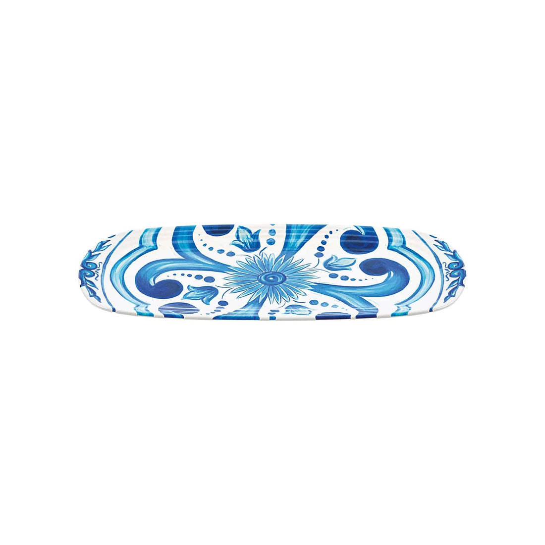 guzzini guzzini vassoio rettangolare piccolo decoro blues 395 x 165 x25 cm melamina table decor ean 8008392368892