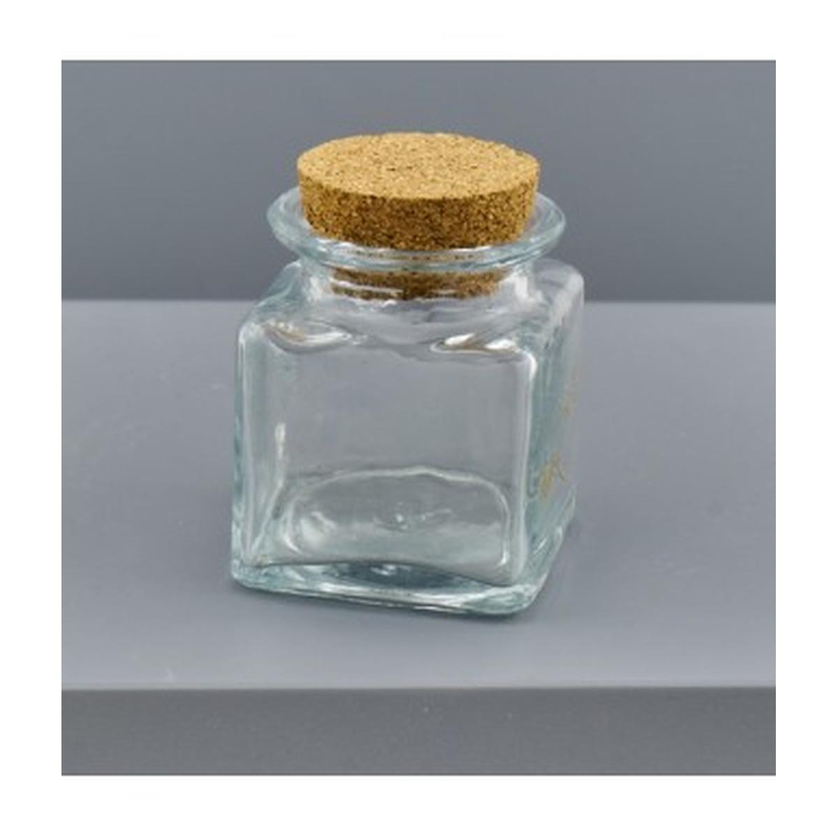 larcolaio larcolaio barattolo vetro quadrato tappo sughero 45 x 45 cm ean 8032760217642