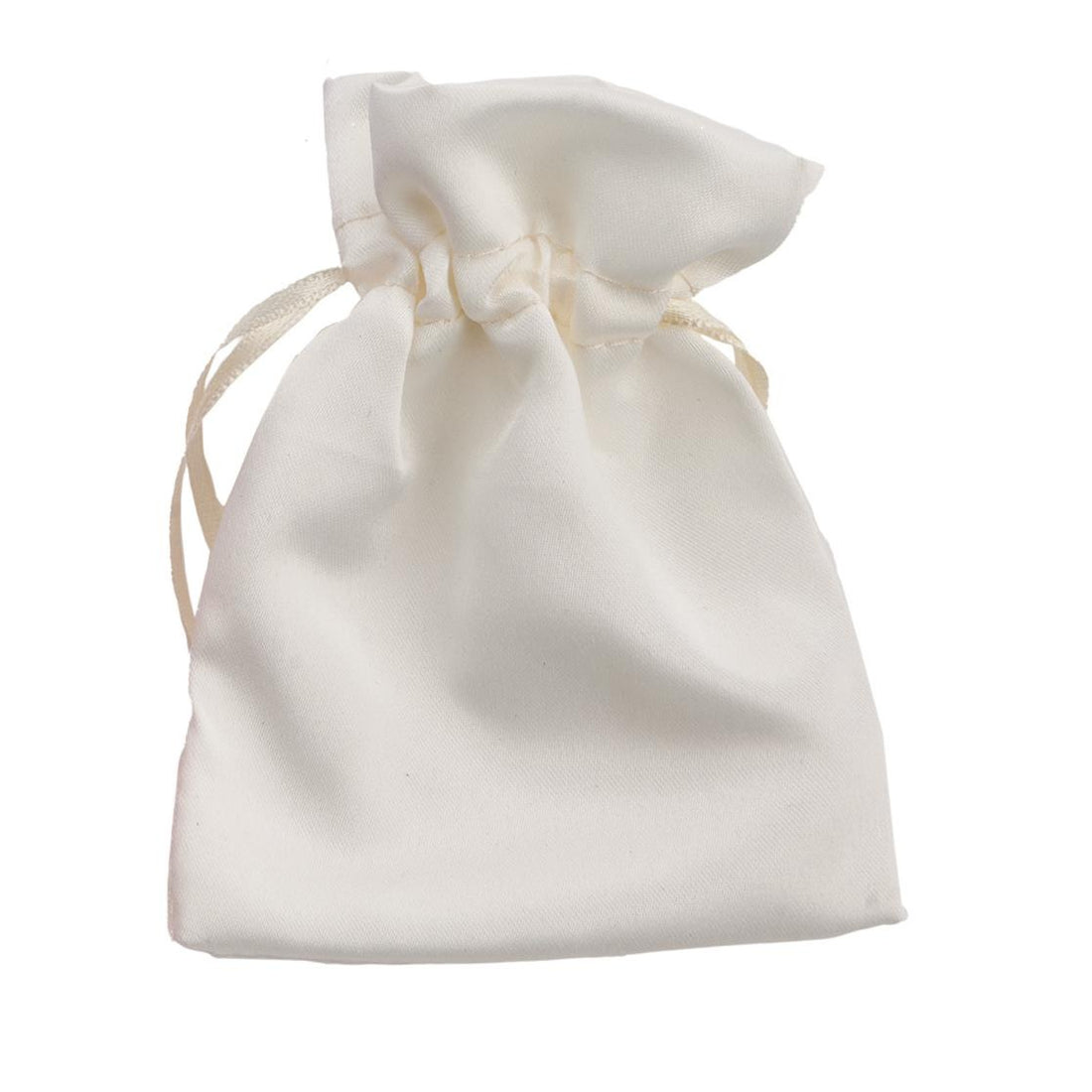 larcolaio larcolaio sacchetto raso 9x12 cm portacanfetti ecru bomboniera elegante 12 pz ean 8054751444394