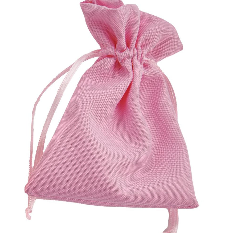 larcolaio larcolaio sacchetto tessuto 9x12 cm portacanfetti rosa bomboniera elegante 12 pz ean 8054751444219