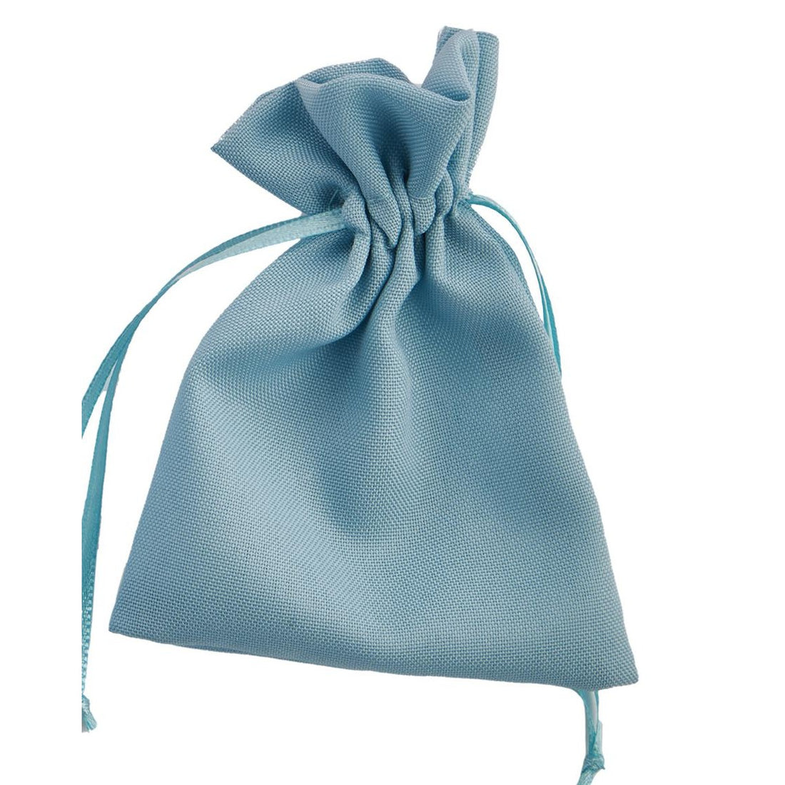 larcolaio larcolaio sacchetto tessuto 9x12 cm portacanfetti turchese bomboniera elegante 12 pz ean 8054751444257