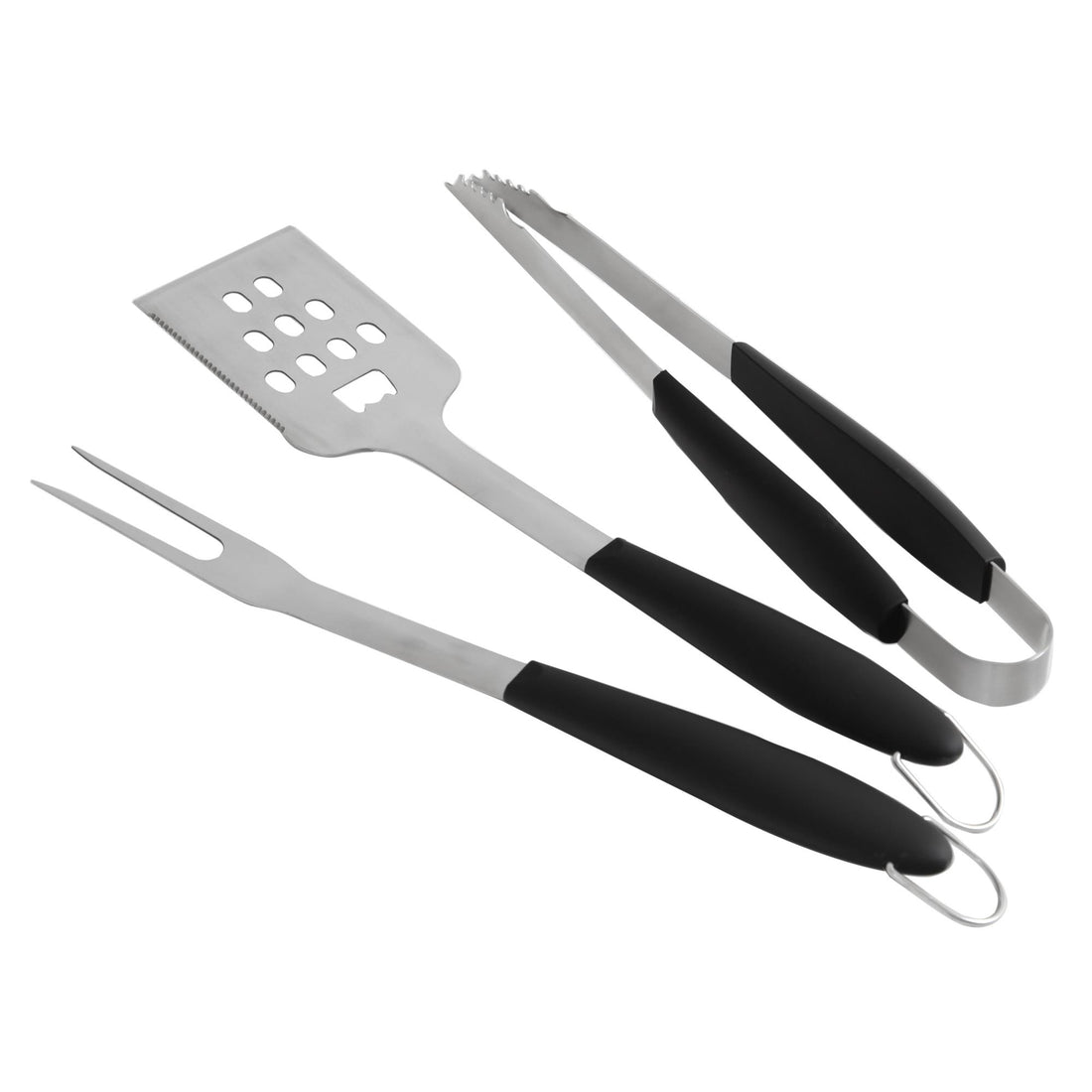 le marquier le marquier set 3 utensili in acciaio inox set attrezzi cucina professionali per plancha e bbq ean 3339380129412