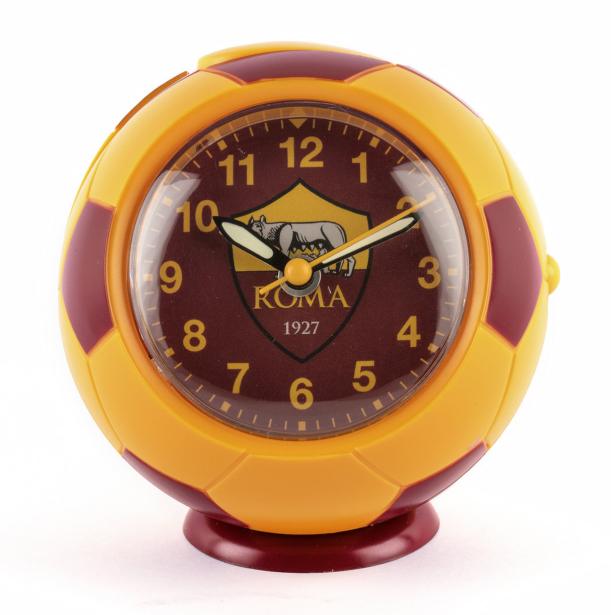 lowell lowell orologio sveglia al quarzo d 9 cm roma giallo rosso ean 8008457123923