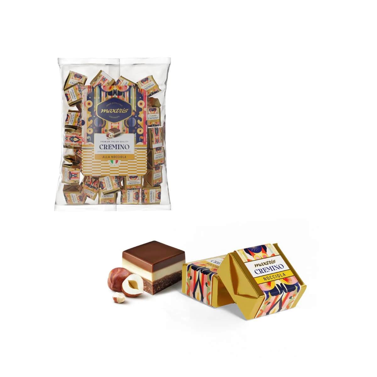 maxtris maxtris cremino nocciola bag da 1 kg ean 8022470877243