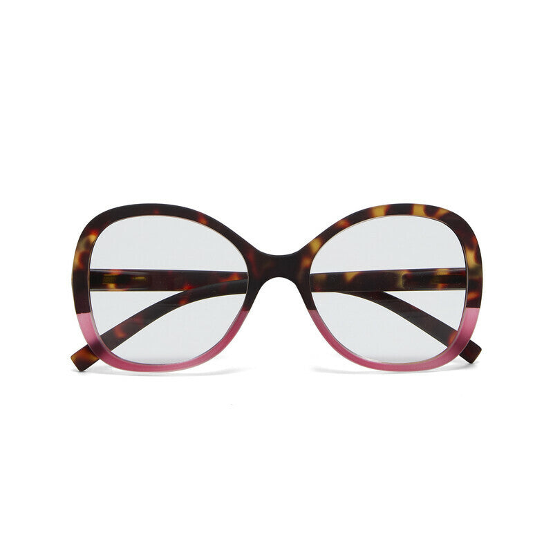 okkia okkia occhiale da lettura mod verona premontato butterfly soft touch spring anti luce blu havana pink diottrie 1 00 ean 8056211374708