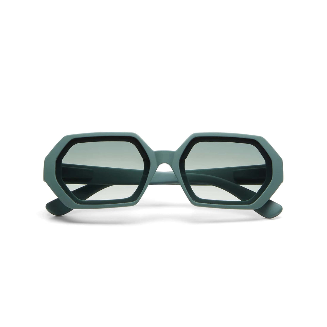 okkia okkia occhiale da sole premontato esagonale mod andrea green ean 8055773198104