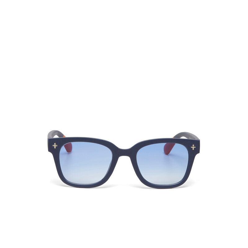 okkia okkia occhiale da sole premontato mod giovanni translucid midnight soft touch con lenti blu ean 8055773195622
