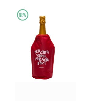 piu forty 40 piu forty 40 glacette win cooler raffredda bottiglie in nylon h 23 cm stampa per certi versi rosso ean 8055773198388