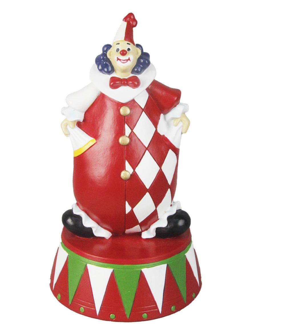 preziosa home preziosa home jolly decorativo natale 13 x 13 x 25 cm poliresina rosso scatola regalo ean 8050264185885
