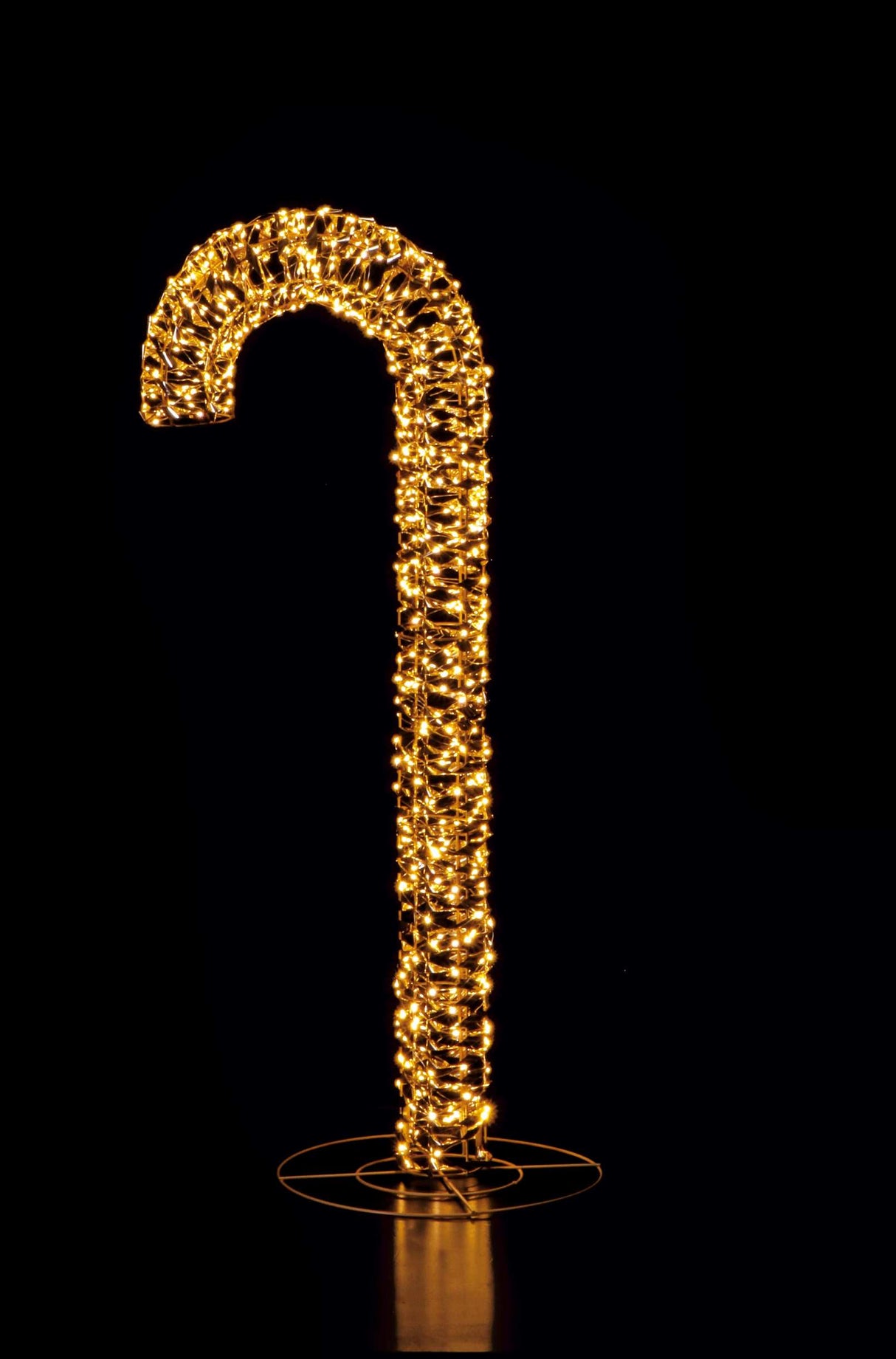 regalo italiano regalo italiano bastone natale 600 led 34 x 35 x 100 cm oro ean 8057586112230