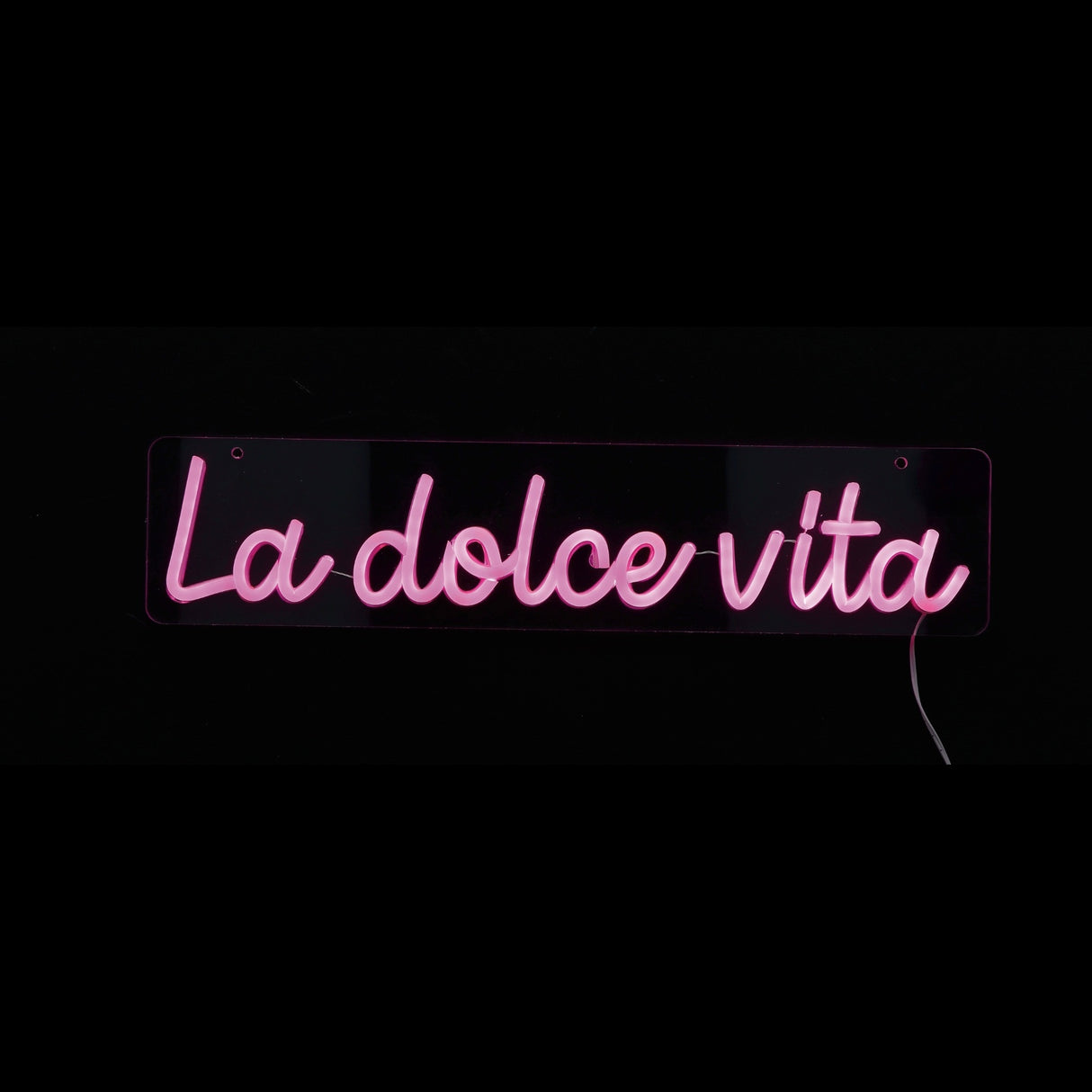 regalo italiano regalo italiano insegna neon led m dolce vita 45 x 10 cm decorazione luminosa da parete ean 8057586212329
