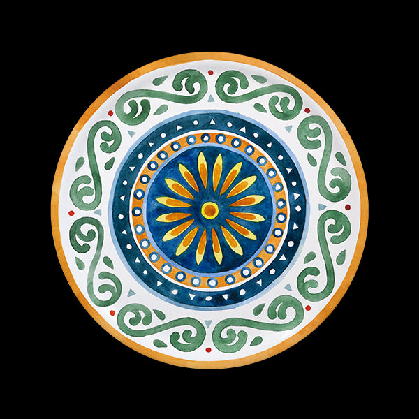 saturnia saturnia collezione capri piatto pizza d 31 cm h 17 cm porcellana napoli decorata ean 8003342035770