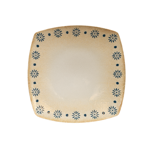 saturnia saturnia collezione table piatto piano quadro l 26 cm h 3 cm diag 315 cm porcellana tokio decorata ean 8003342036999