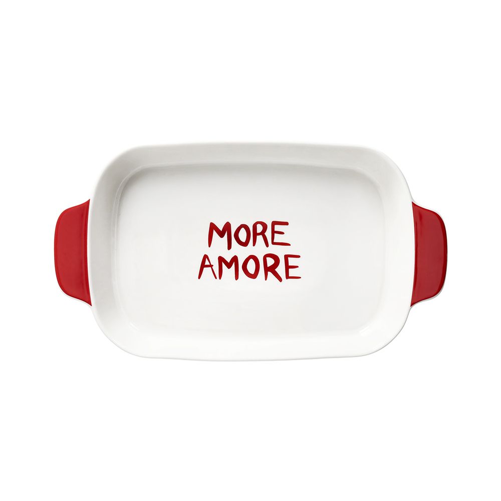 tognana tognana pirofila con manici more amore 33 x 19 cm h 5 cm bistro viva litalia new bone china multicolor ean 8056444555790