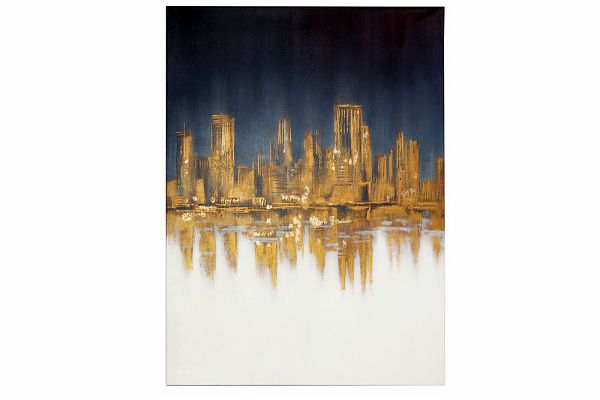 tognana tognana quadro 90 x 35 x 120 cm home decor brush blu gold ean 8056444356045