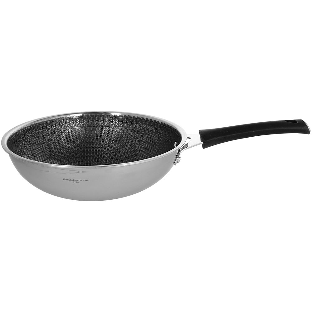 tognana tognana wok 1 manico d 28 cm linea luxury design acciaio inox ean 8056444040104