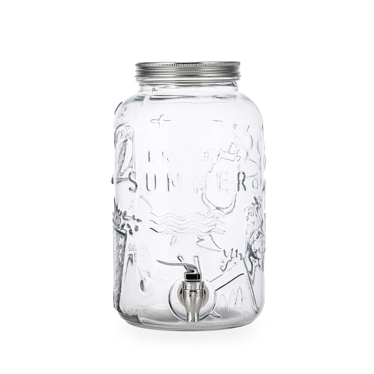 versa versa barile cristallo con rubinetto 4 lt h 27 cm trasparente ean 8420327579249