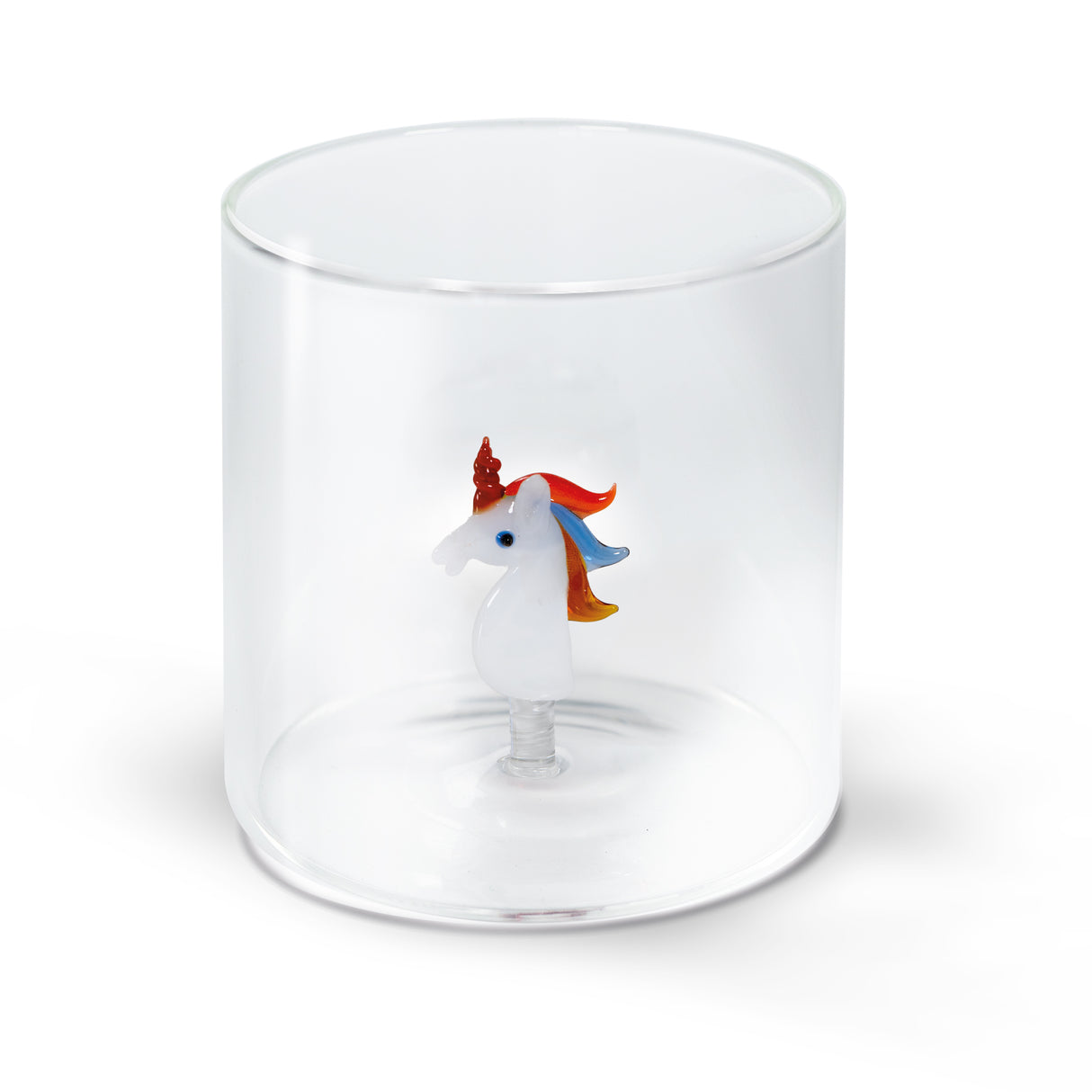 wd lifestyle wd lifestyle bicchiere vetro borosilicato cc 250 ml decoro unicorno ean 8055035684116
