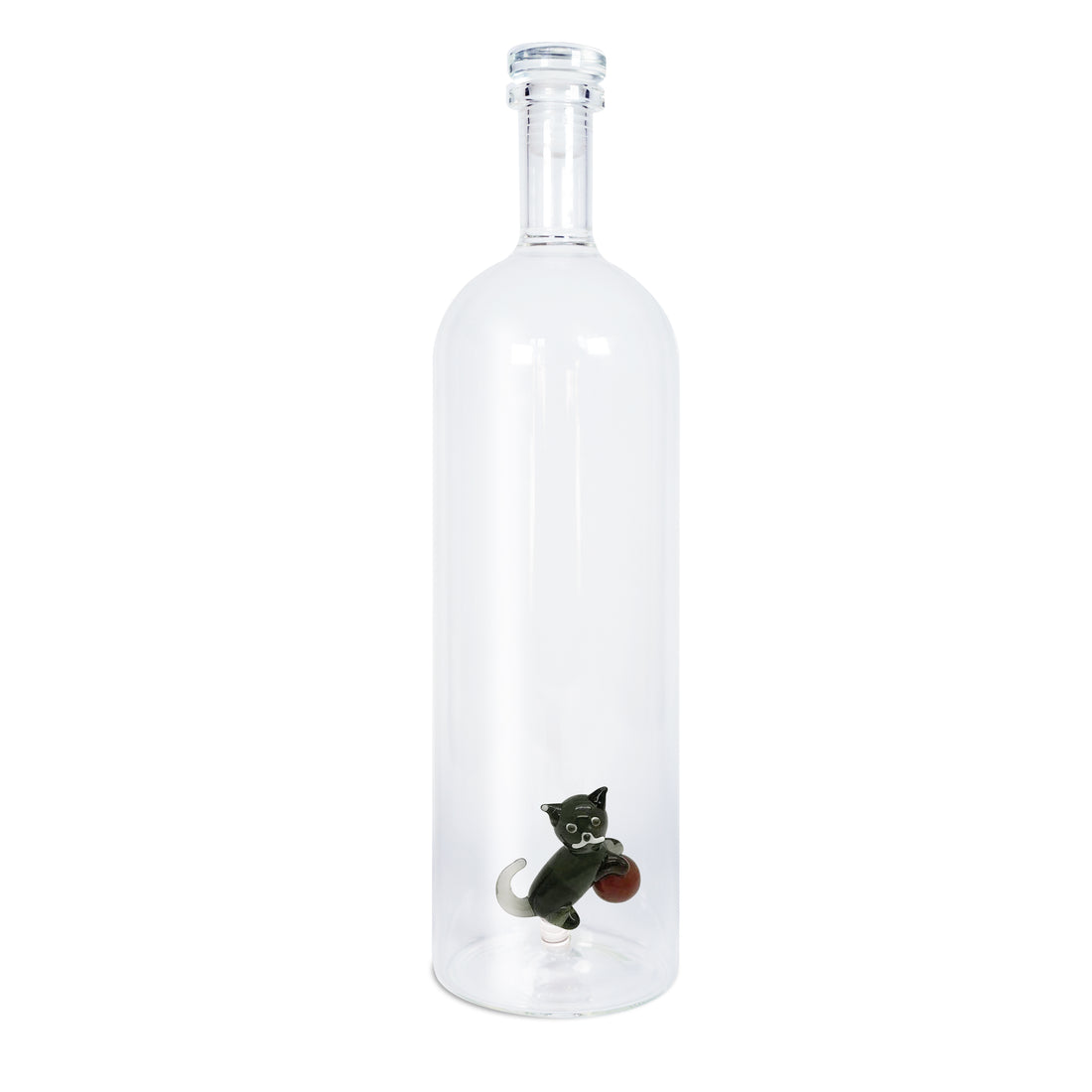 wd lifestyle wd lifestyle bottiglia vetro con tappo cc 12 lt gatto ean 8055035681405