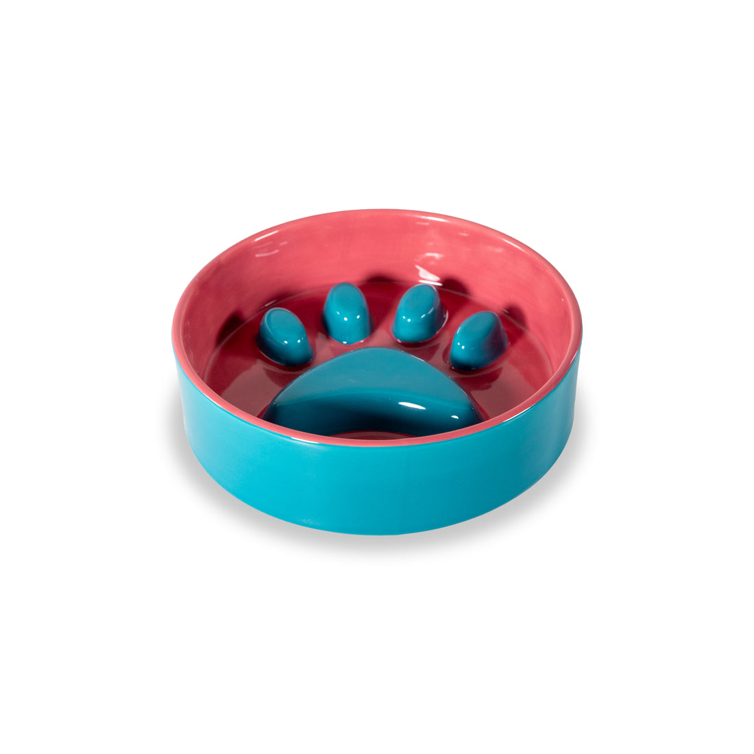 wd lifestyle wd lifestyle ciotola zampa cat d 16 cm azzurro rosso ean 8055035683089