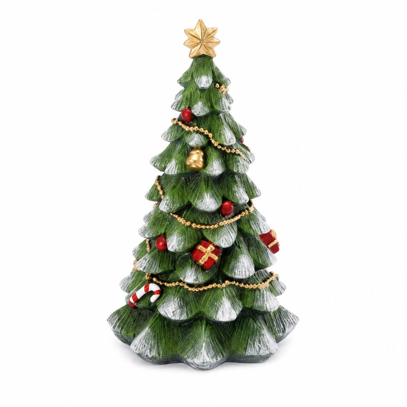 ad trend ad trend albero natalizio decorativo in resina d 14 cm h 25 cm ass 1 pz ean 8057586198685