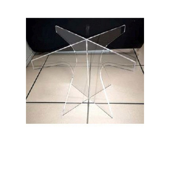 bigiemme bigiemme alzata plexiglass trasparente per top led 48x48 cm h 30 cm