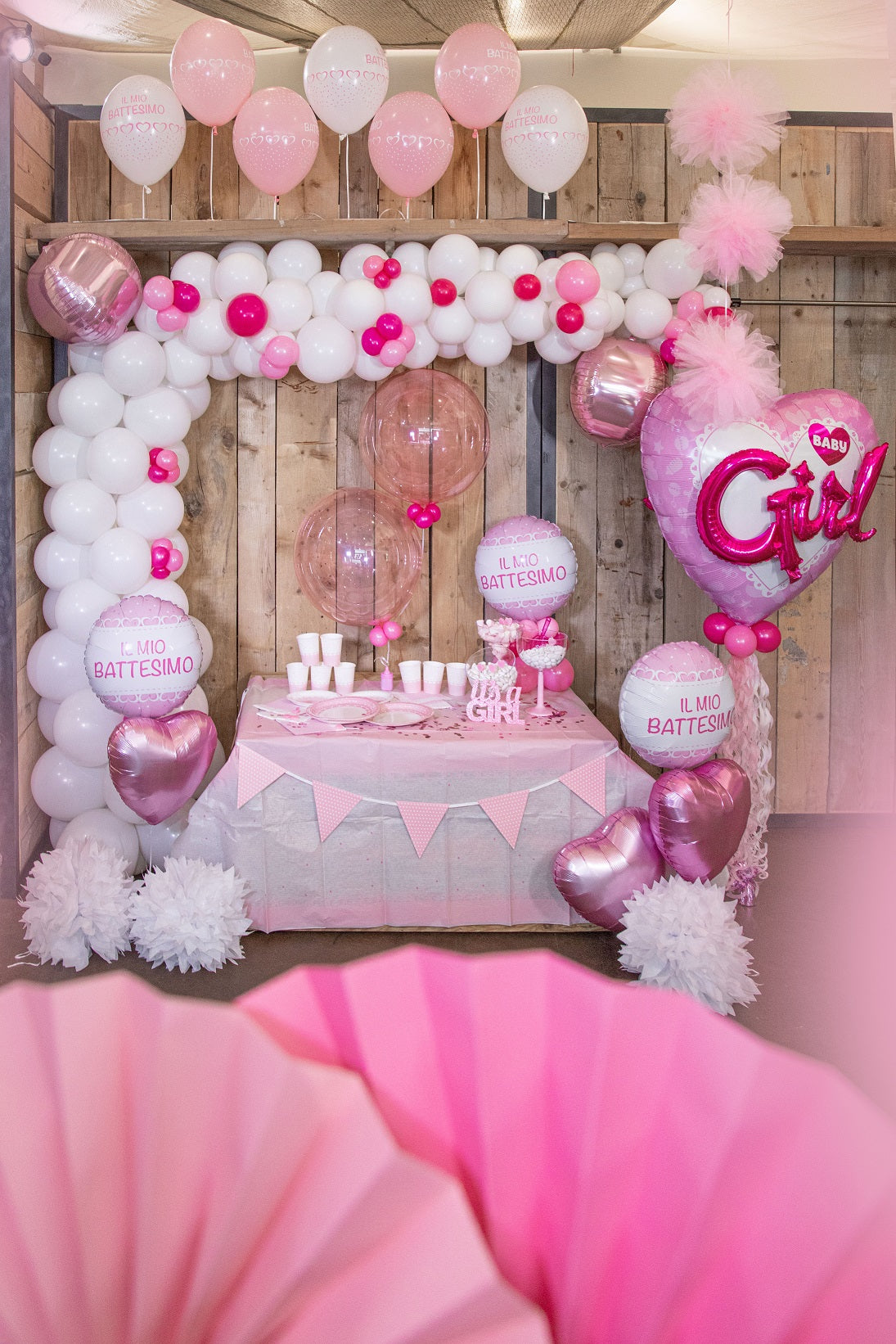 bigiemme bigiemme tovagliolo baby cuori rosa 33 x 33 cm cf 20 pz ean 8054317181923