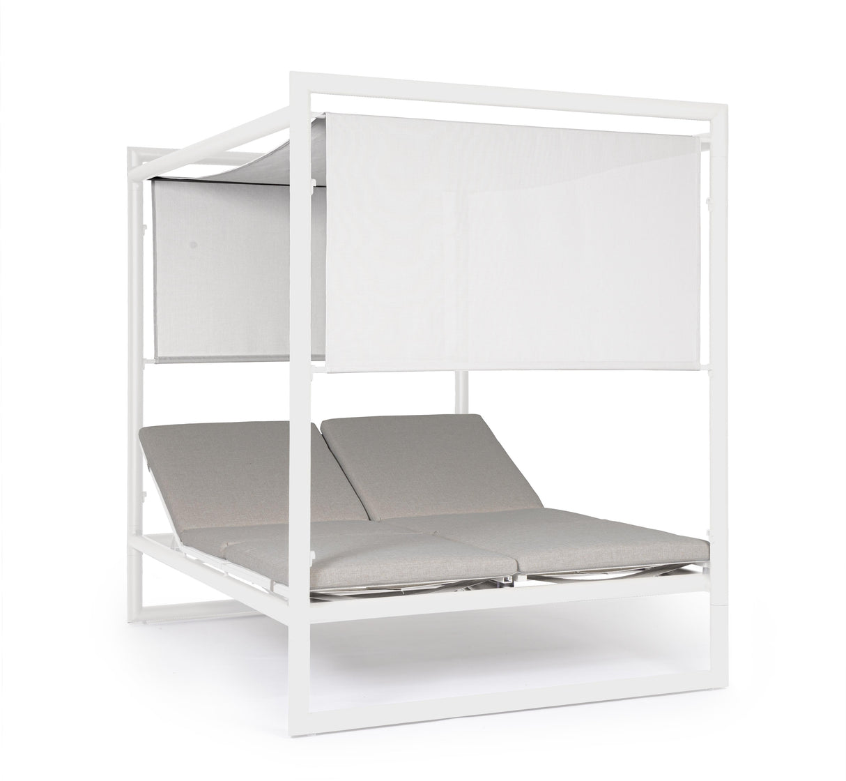 bizzotto bizzotto daybed konnor bianco struttura alluminio 213 x 149 x 196 cm tessuto idrorepellente ean 8051836690127