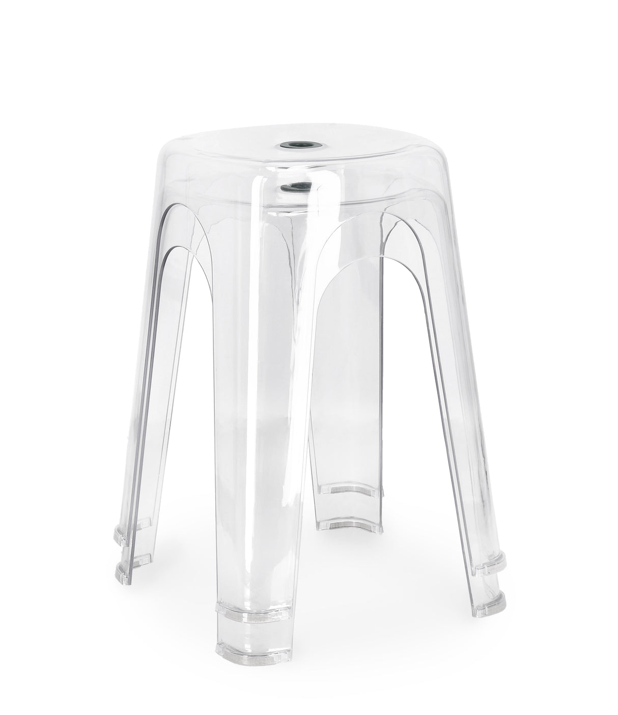 bizzotto bizzotto sgabello sonny h 465 cm bianco trasparente ean 8051836671737