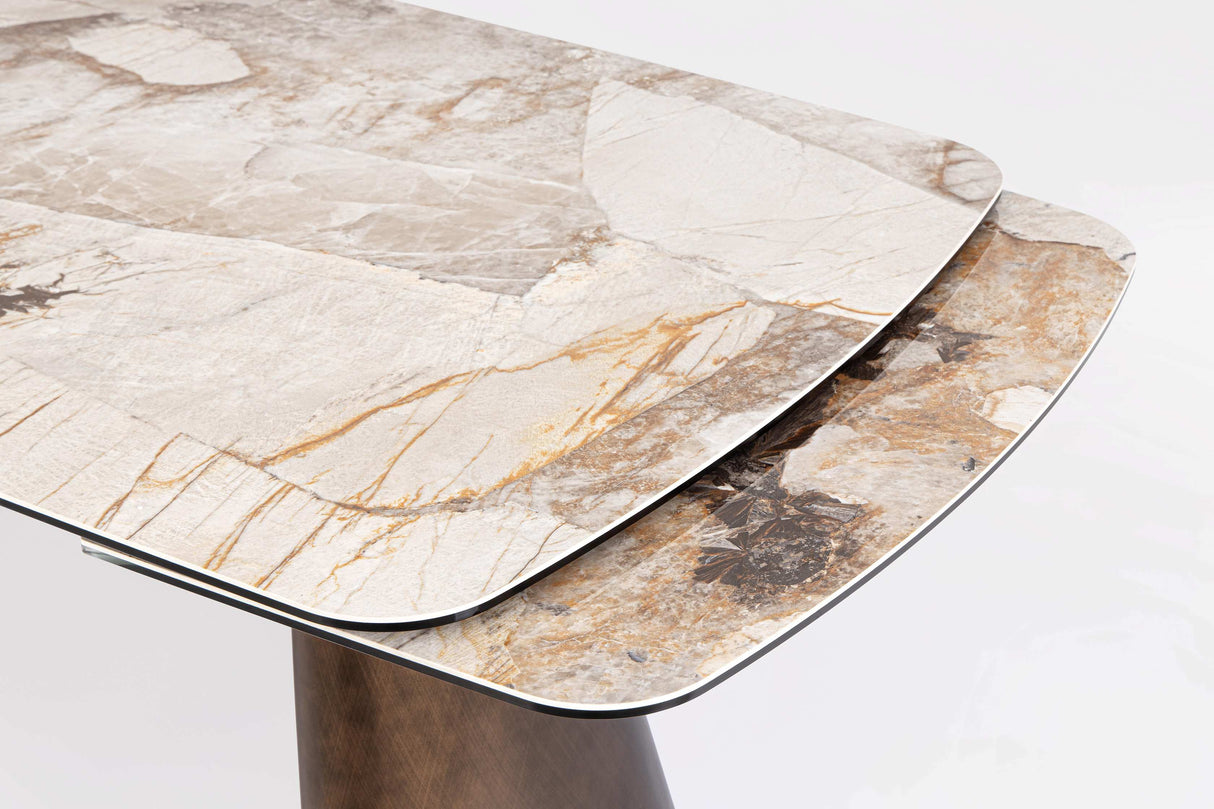 bizzotto bizzotto tavolo allungabile cile patagonia 100 x 180 220 260 cm h 76 cm vetro acciaio ean 8051836782259