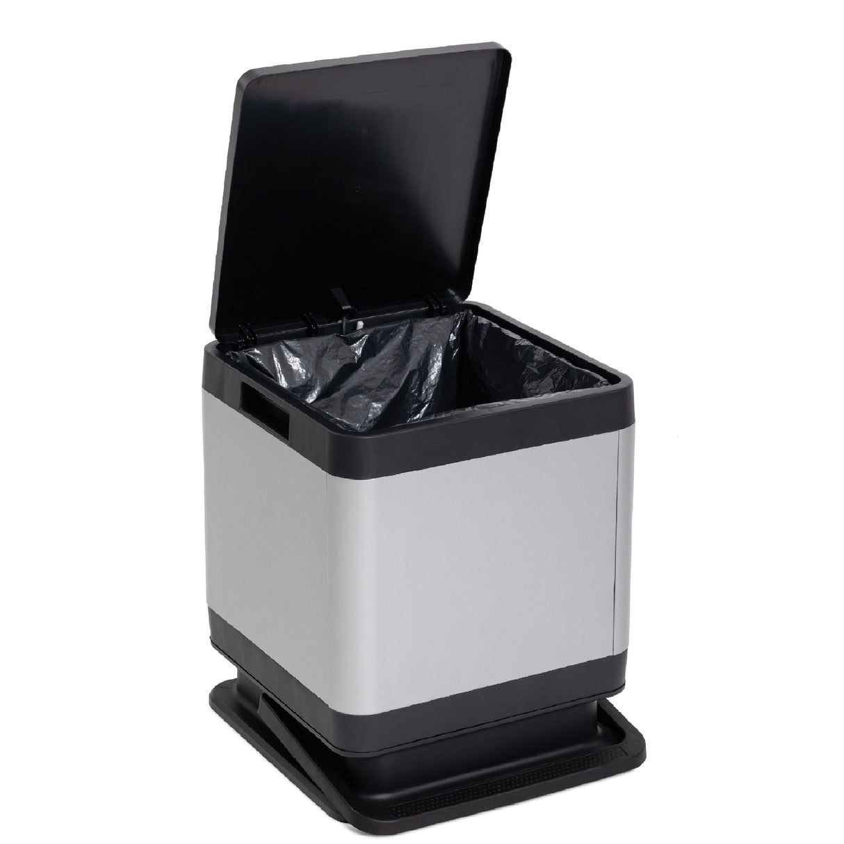 dea home dea home pattumiera tokyo 40l effetto alluminio 38 x 425 cm h 44 cm bidone rifiuti pratico ed elegante ean 8009371046008