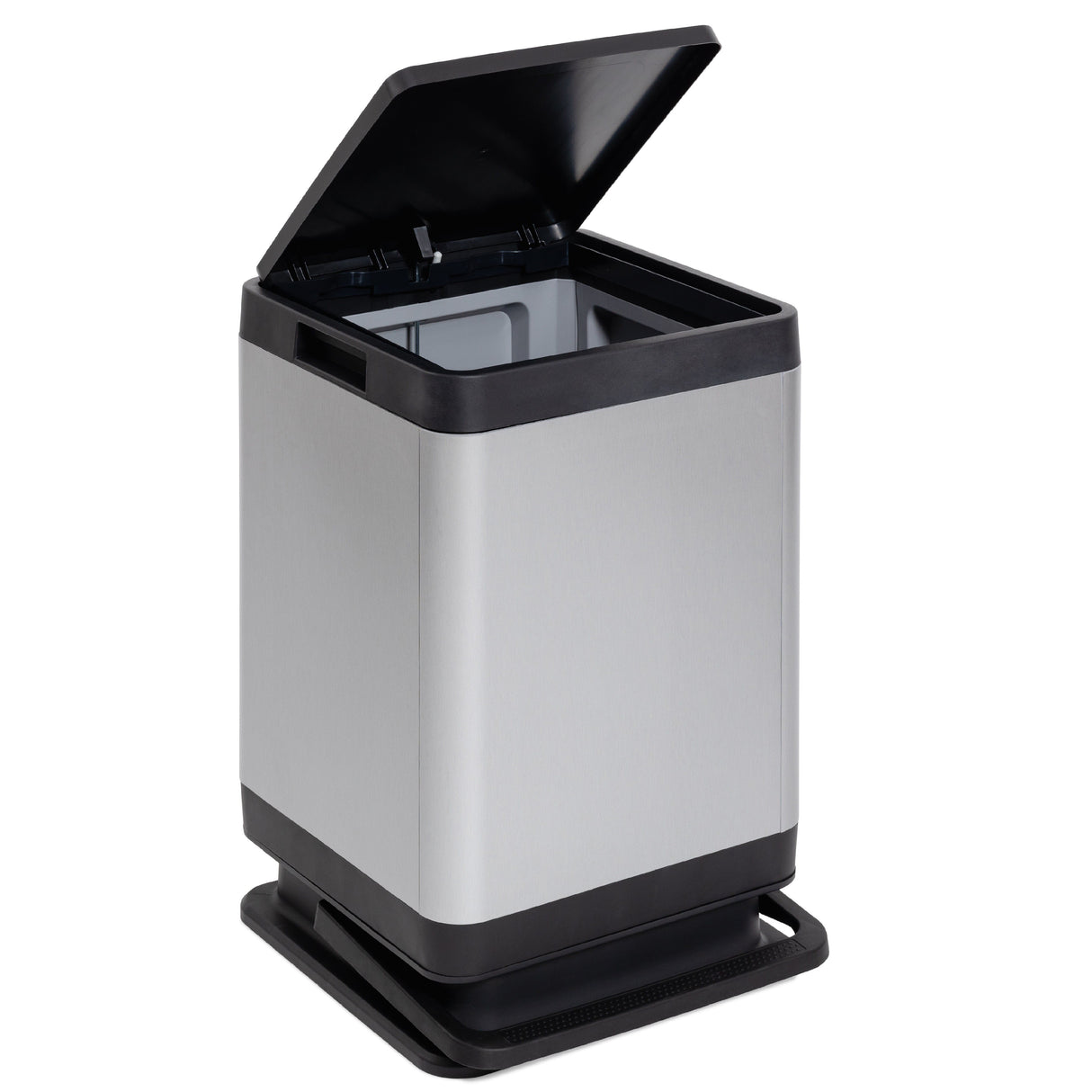 dea home dea home pattumiera tokyo 60l effetto alluminio 38 x 425 cm h 58 cm bidone rifiuti pratico ed elegante ean 8009371046107