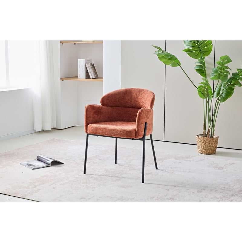 di mo commerciale di mo commerciale poltrona iris in tessuto terracotta con gambe in metallo sedia da arredo design moderno ean 8010402524020