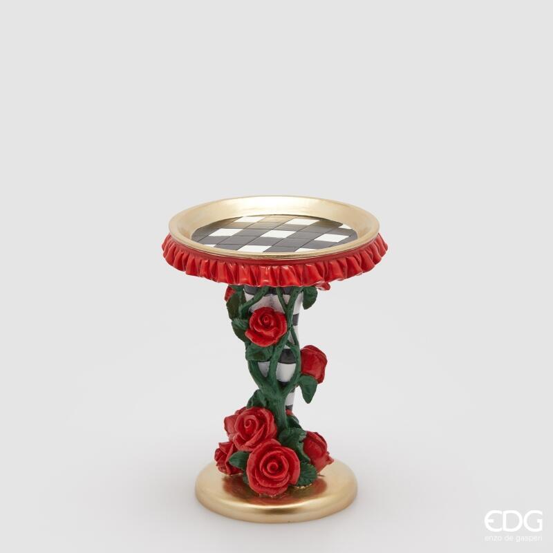 edg enzo de gasperi edg enzo de gasperi alzata decorativa natalizia calze a righe h 20 cm l 16 cm l 16 cm poliresina bianco nero ean 8059824531551