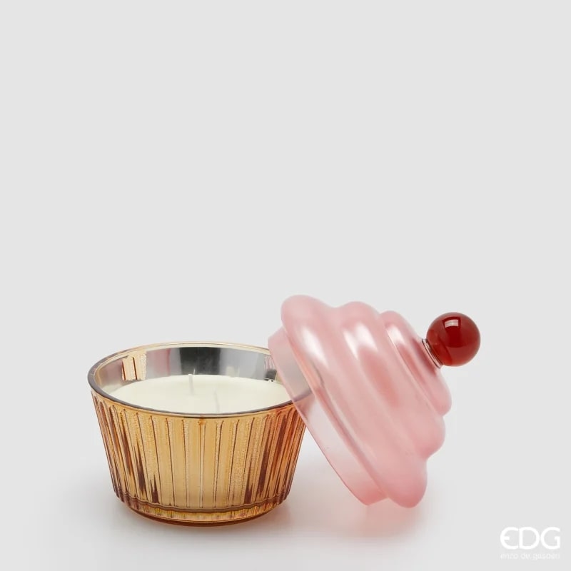 edg enzo de gasperi edg enzo de gasperi candela cupcake natale h 145 cm d 12 cm waterlily moss ean 8059824566867