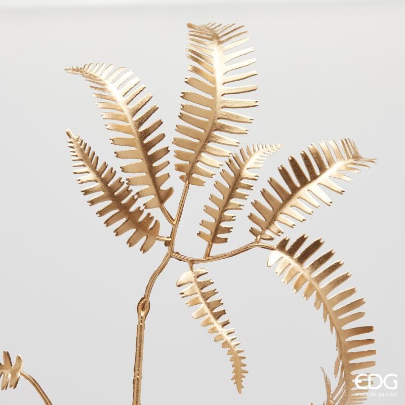 edg enzo de gasperi edg enzo de gasperi felce bmetal ramo di natale h 96 cm gold ean 8059824530509