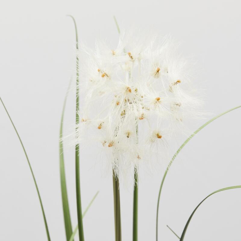 edg enzo de gasperi edg enzo de gasperi festucca ramo tarassaco artificiale h 110 cm bianco verde ean 8059824451941